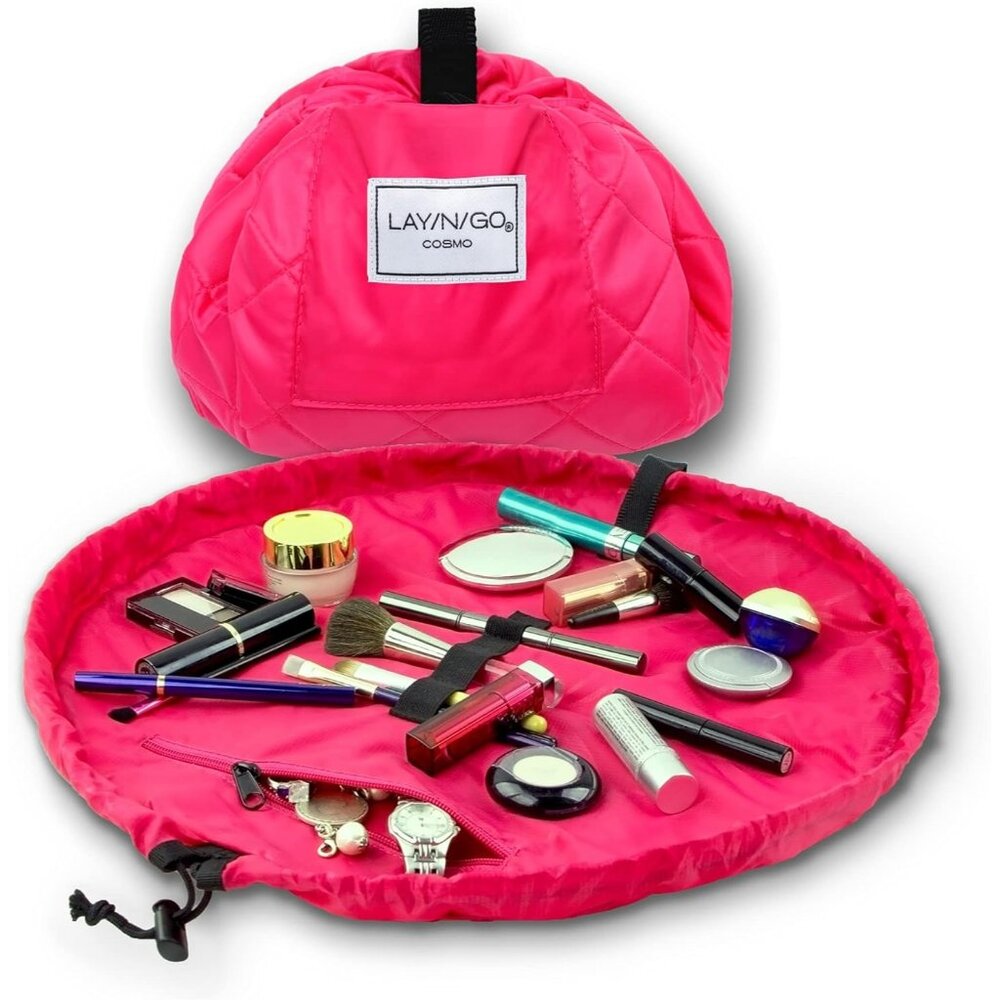 Cosmo Drawstring Cosmetic & Makeup Bag Organizer, Toiletry Bag for Travel